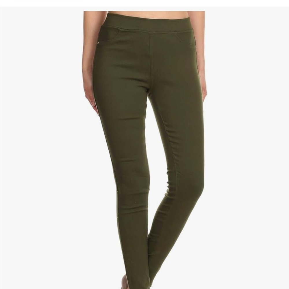 Olive Green Women's Pants